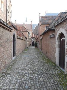 A view of a street inside the beguinage